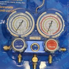 Манифолд VALUE VMG-2-R410A-B-02 R22,134,410,407 (СО ШЛАНГАМИ)