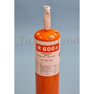 Фреон R600a (баллон 420г) с вентилем