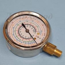 Манометр с глицерином 250В-GF R-22,134,404,407 НД