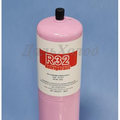 Фреон R32 (баллон 680г) клапан