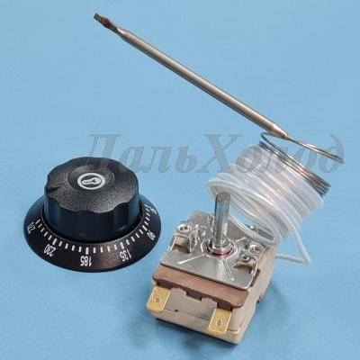 Термостат 20А/250V/1,7м/23мм/50-270°C (аналог 55.13059.220)