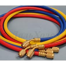 Комплект шлангов зарядных DS 72800 (180см; 800-4000Psi; 1/4-5/16) (3шт) R410 Комплект шлангов зарядных DS 72800 (180см; 800-4000Psi; 1/4-5/16) (3шт) R410